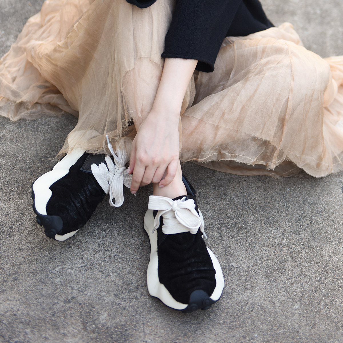 Artmu阿木原创真皮鞋子女2026新款爆款厚底休闲老爹鞋运动鞋女款