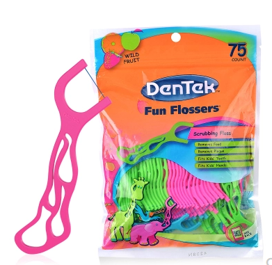 美国进口dentek水果儿童牙线