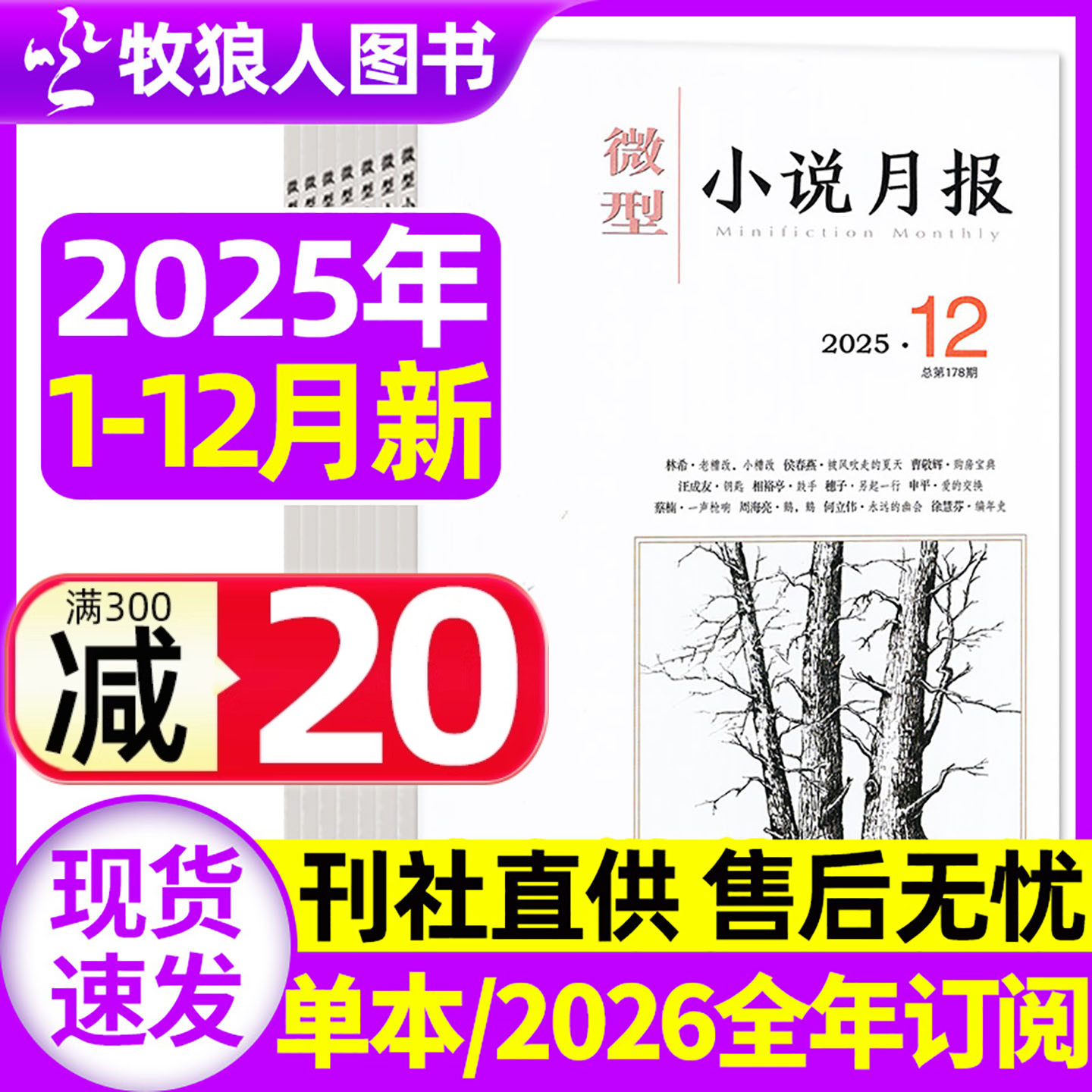 微型小说月报25年1-12月/26订阅