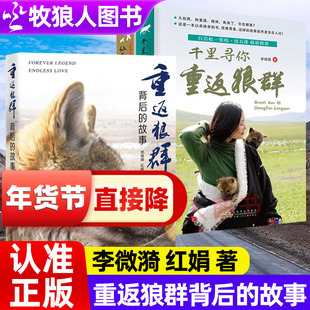 重返狼群背后的故事李微漪红娟著一部人狼情未了让我陪你重返狼群千里寻你重返狼群全套正版重返狼群背后的感人故事纪实报告文学