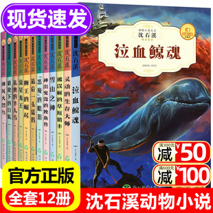 沈石溪动物小说全集系列儿童文学课外书9 全套12册正版 15岁适合中小学生三四五六年级阅读书籍沈石溪文学小说青少年动物故事