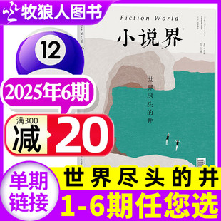 小说界杂志2025年11 12月06期双月刊 2026全年订阅 世界尽头 人民文学中篇小说青年文摘非2024年过刊单本 5期 井 10月1 另1