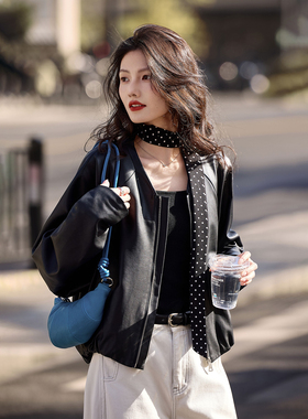 苏醒的乐园2026年新款春季休闲松弛短款宽松型休闲外套SXWT26026