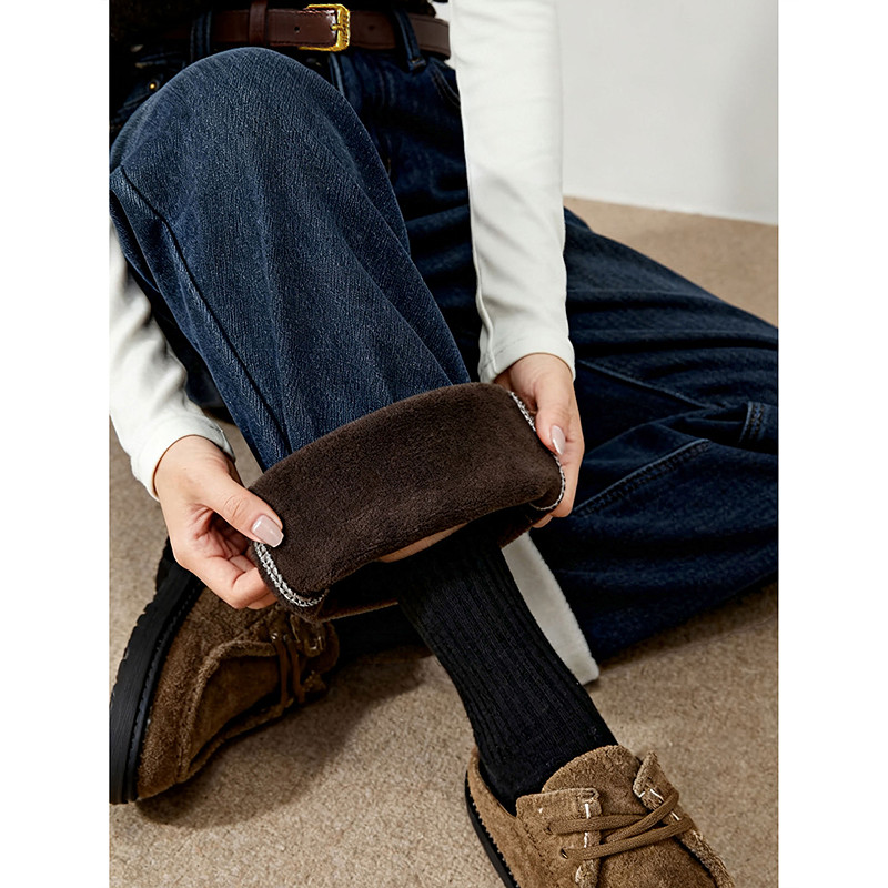 苏醒的乐园2025年冬季加绒新款女窄版显瘦百搭直筒牛仔长裤,女装/女士精品,休闲裤,淘宝优惠券,粉丝福利购,淘宝优惠卷