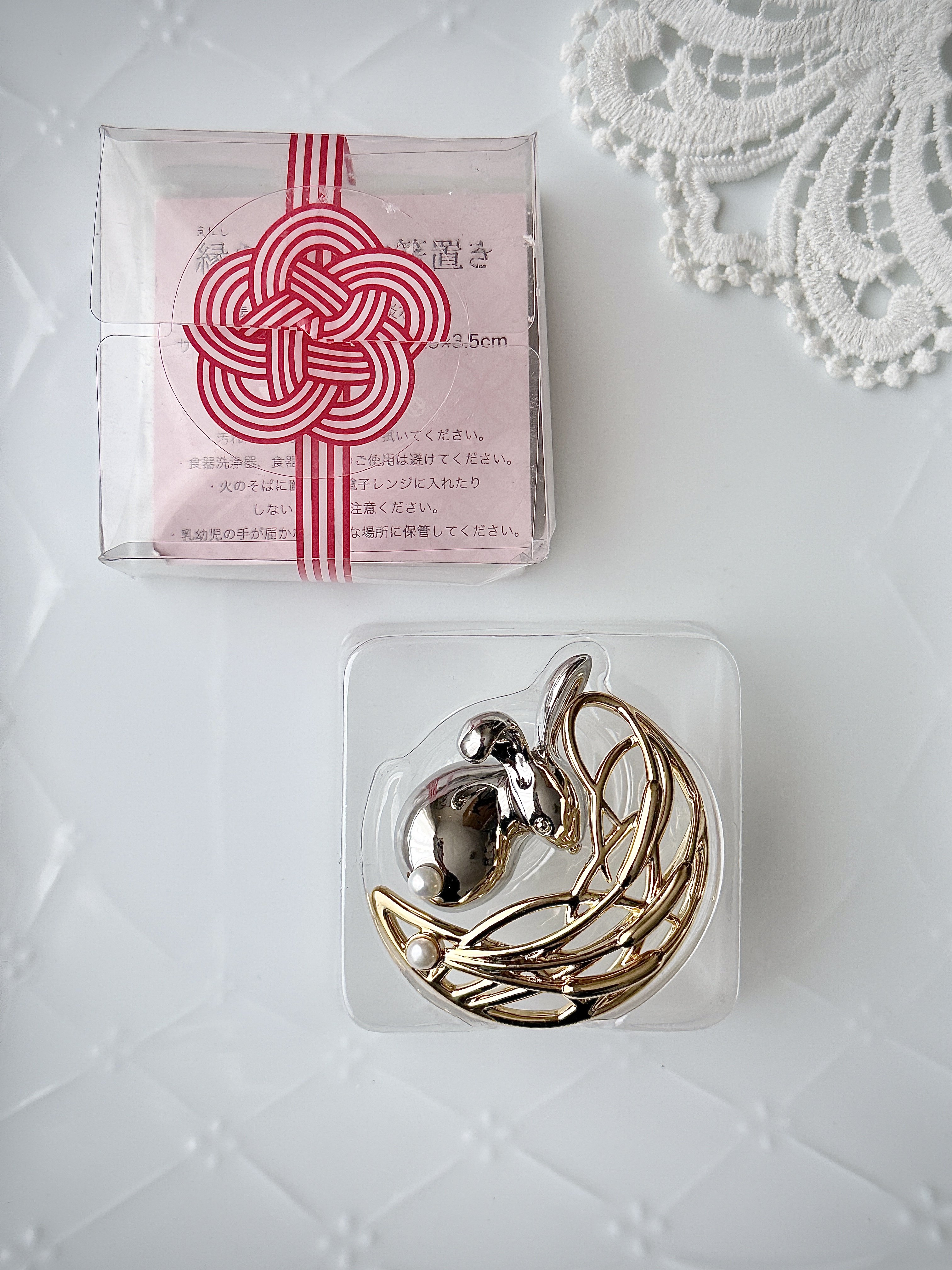 日本缘分之兔情侣筷架淡水珍珠组合筷架筷置·日本直采,餐饮具,筷子架,淘宝优惠券,粉丝福利购,淘宝优惠卷