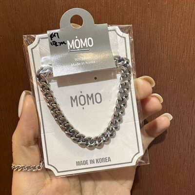 韩国东大门momo925纯银复古手链