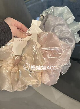640916韩国东大门Baket新款高级感甜美时尚流行珠光发圈