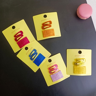 413432韩国东大门pom儿童发饰可爱卡通发夹边夹发箍发绳