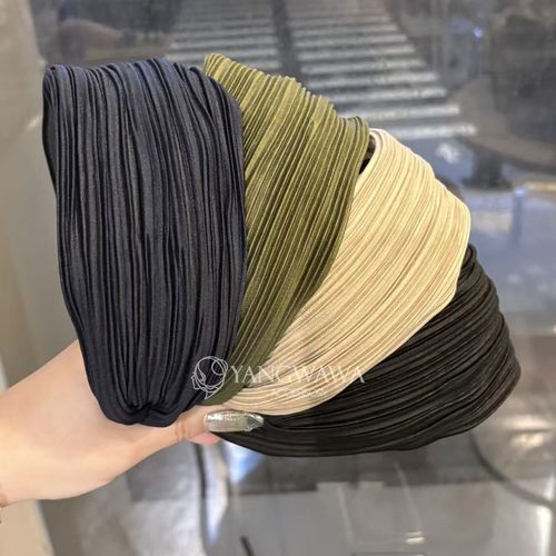 590815韩国东大门Baket新款高级感精致百搭条纹发箍