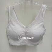 620408韩国东大门FLORA新款 吊带性感蕾丝边网纱无钢圈美背