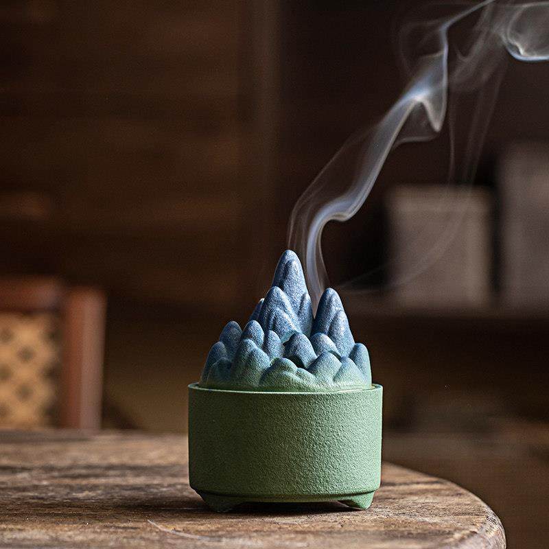 小号陶瓷盘香炉粗陶仿古香薰炉家用室内净化空气禅意茶道香炉摆件,家居饰品,香薰炉,淘宝优惠券,粉丝福利购,淘宝优惠卷