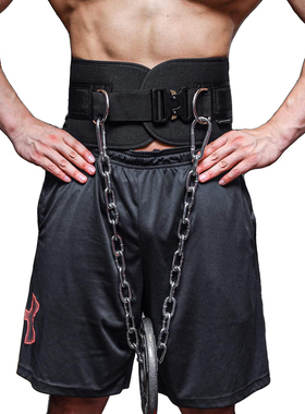 引体向上负重腰带腰部力量训练加粗铁链双杠健身房专用增加重量