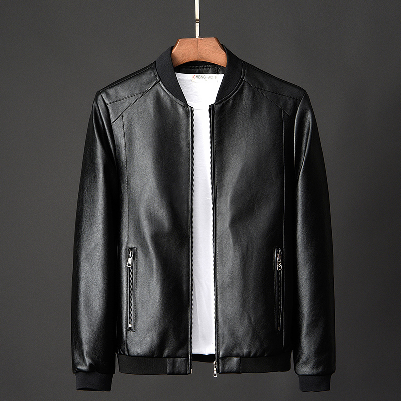 Autumn new style foreign trade high quality leather jacket jacket for men