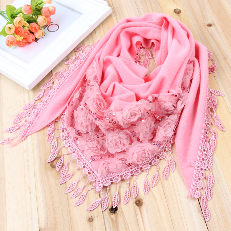 韩版秋冬季围巾女士2025新款加厚三角巾披肩百搭时尚保暖毛绒围脖