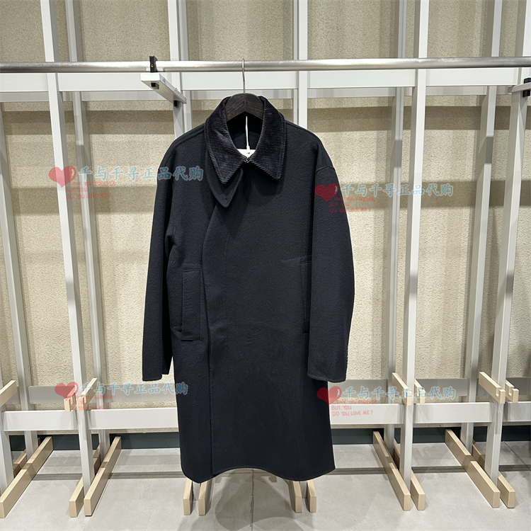 速写毛呢大衣9P0812430