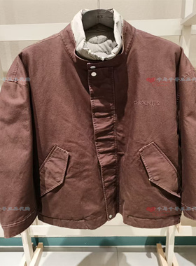 速发 CR0QUIS/速写国内正品代购25冬9PAC12960牛仔立领羽绒服百搭