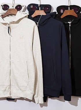 CP机能先锋 镜片连帽卫衣男女COMPAN 户外休闲CP护目镜拉链外套