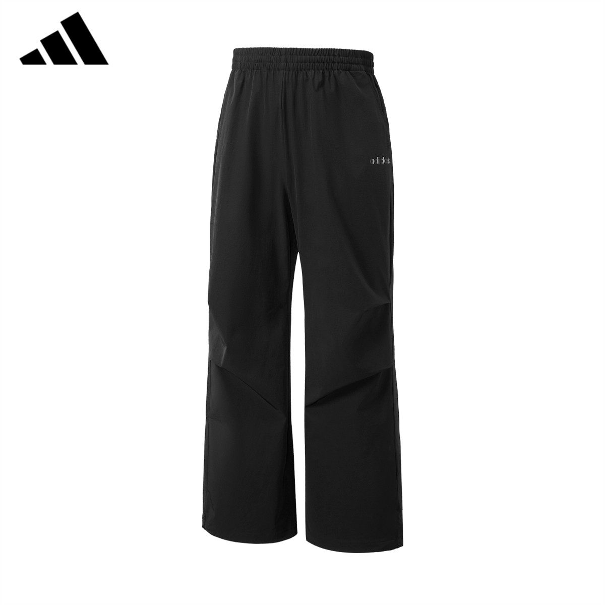 adidas阿迪达斯女裤正品新款休闲运动宽松直筒梭织速干长裤KQ5372