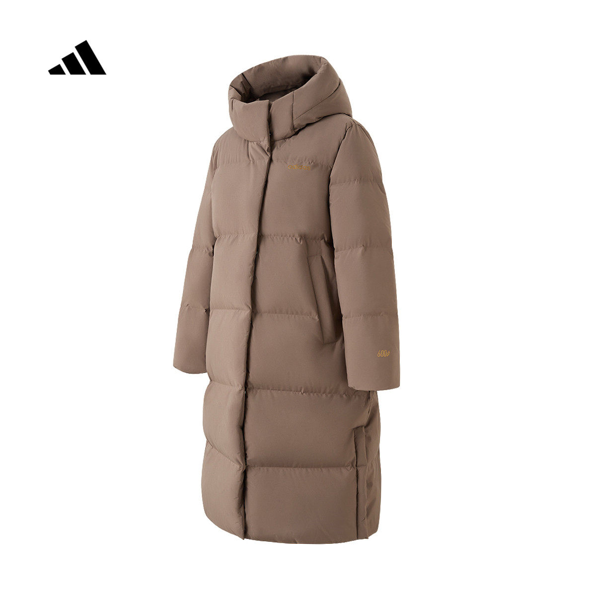 adidas阿迪达斯长款过膝羽绒服女官方新款加厚保暖鸭绒上衣KC2168