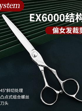 沙龙剪行Dsystem大师美发剪发廊理发剪平剪条剪结构综合6寸EX6000