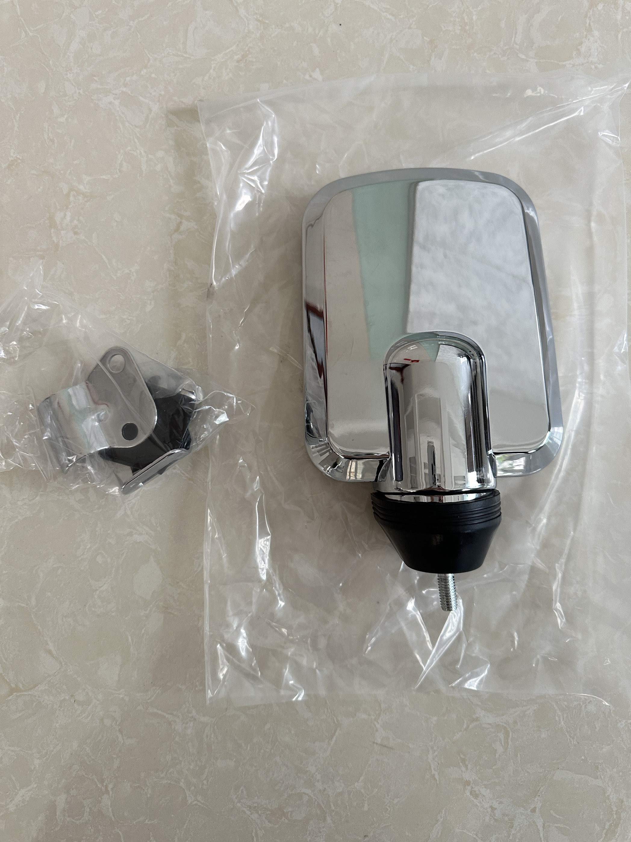 유니버설 히노 이스즈 100P 600 700 미츠비시 트럭 전기 도금 백미러 크롬 도금 장식