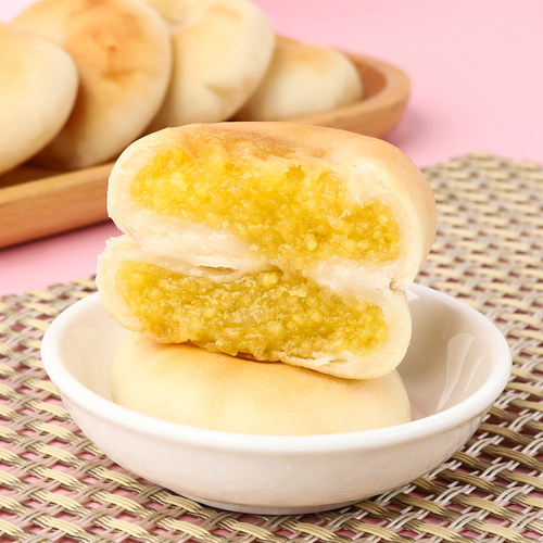 莆田特产中式糕点小米山药馅饼点心传统手工糕点心零食