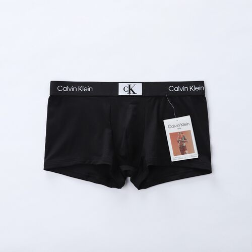 【CK96】CK内衣23春季男LOGO小方块轻薄细滑防夹臀平角内裤NB3406