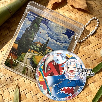Hololive 百鬼绫目 雪花菈米  白上吹雪 周边徽章吧唧谷子胸针