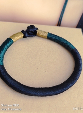 补水补木补土五行绳手链加粗款男生女生