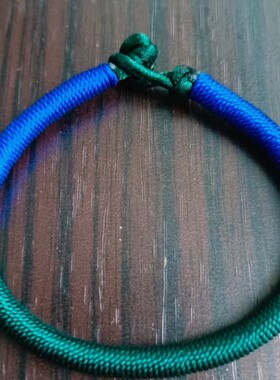 补水补木五行绳手链专业师傅编制