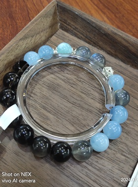 情侣手链新款男女智慧水异地恋学生高考毕业手镯定情信物10MM