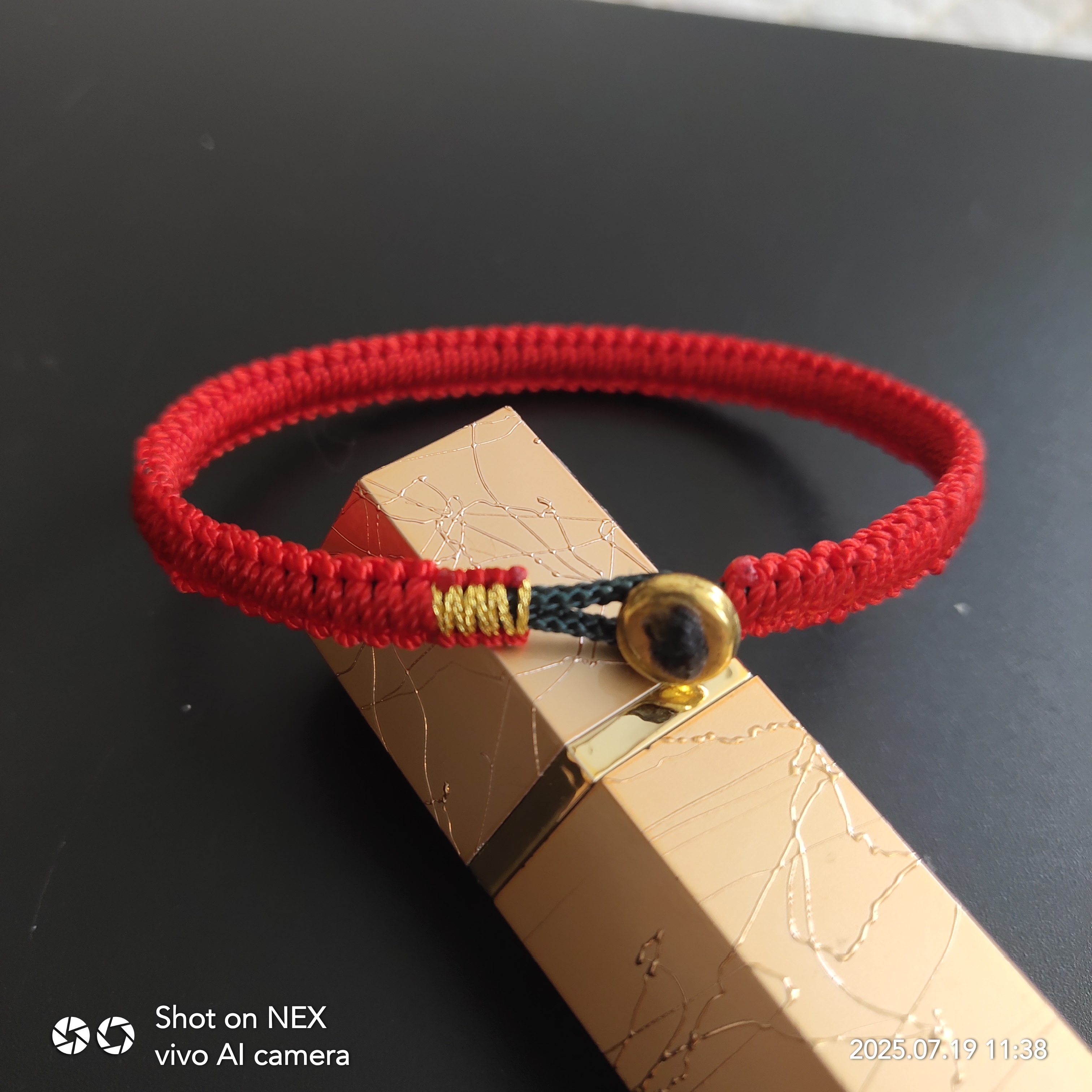 大师编制补火红绳手链女款本命年转运珠手串男款情侣礼物