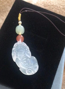 云海石貔貅手机链挂件包包挂件财富自由