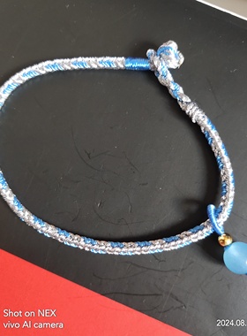 原创彩金线纯手工编制手绳学生闺蜜礼物可穿饰品手链补金补水