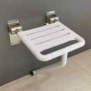 304不锈钢无障碍沐浴椅卫生间老人小孩洗浴ABS折叠凳浴室壁挂凳椅