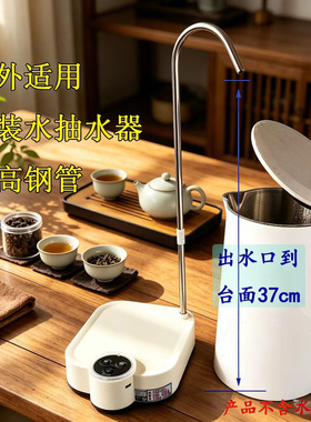 电动抽水器户外可移动茶几自动上水器露营房车水龙头底座桶装水