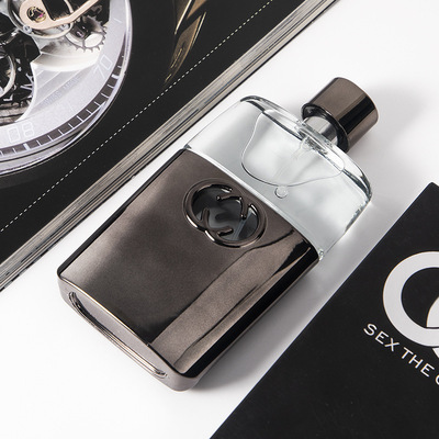 小城伊香男士香水黑色罪爱木质檀香调清新自然持久留香古龙香75ml