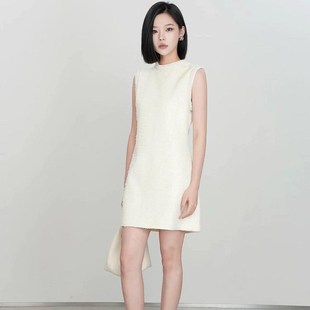 连衣裙MP34DE709 高级感花纱小香风无袖 Migaino曼娅奴女装 25秋新款