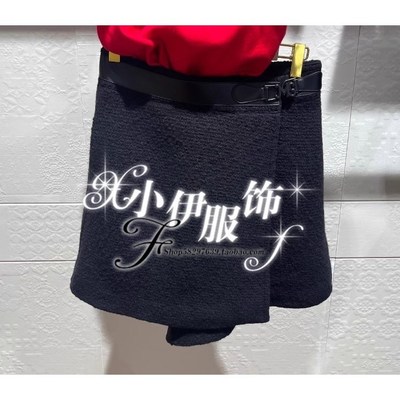 曼娅奴2023年新款冬装包臀显瘦不规则时尚半身裙女MN42EA007