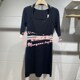 曼娅奴专柜正品 弹力显瘦女气质连衣裙MN12DW203 修身 2023春季 新款