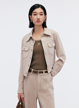 Migaino曼娅奴女装2025春季新款休闲百搭打底针织背心MP12KW245