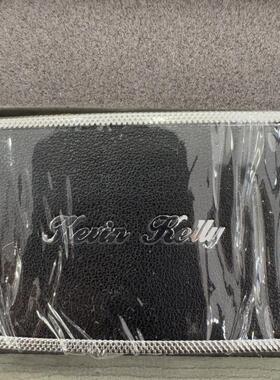 依文凯文凯利男士商务高档双卡头备用自动扣黑色皮带腰带送礼礼盒