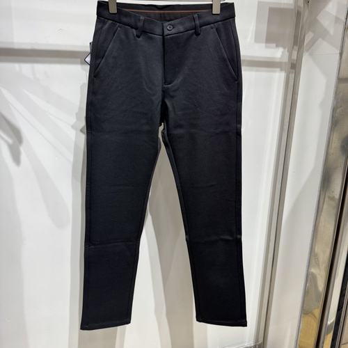 威尚男士商务加绒秋冬厚款弹力黑藏青蓝色羊毛莫代尔休闲裤1899元