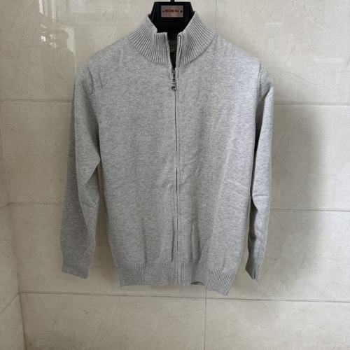 威尚男士商务休闲纯棉拉链针织开衫有兜无兜毛衣外套吊牌价1899元