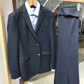 灰色西服西裤 依文男士 商务高端绵羊毛意大利维达莱VBC120支春秋款