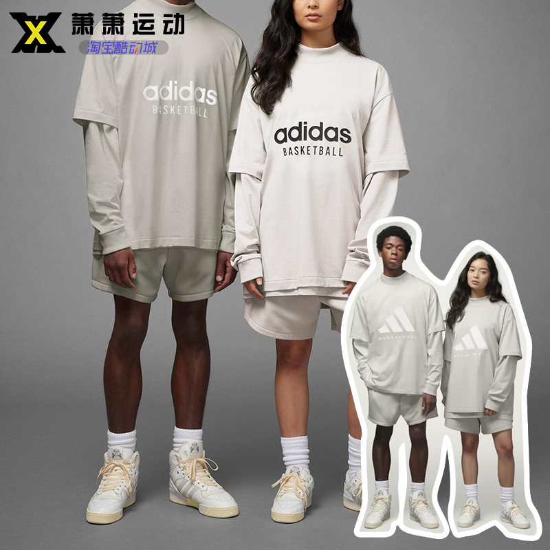 adidas三叶草情侣休闲短袖大logo