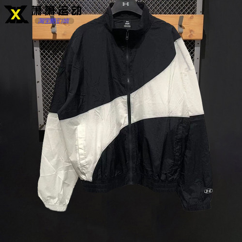 Under Armour安德玛UA男子梭织外套训练运动速干立领夹克1382874