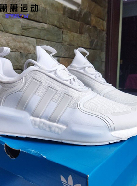Adidas三叶草男女跑步鞋NMD透气休闲板鞋轻便运动鞋HP9831 GX2089