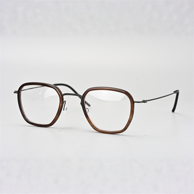 【李钟硕同款】方框手工眼镜牛角眼镜框架男女可配近视镜眼镜5810