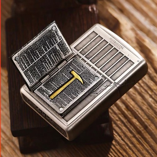 zippo打火机熏银贴章救赎之道